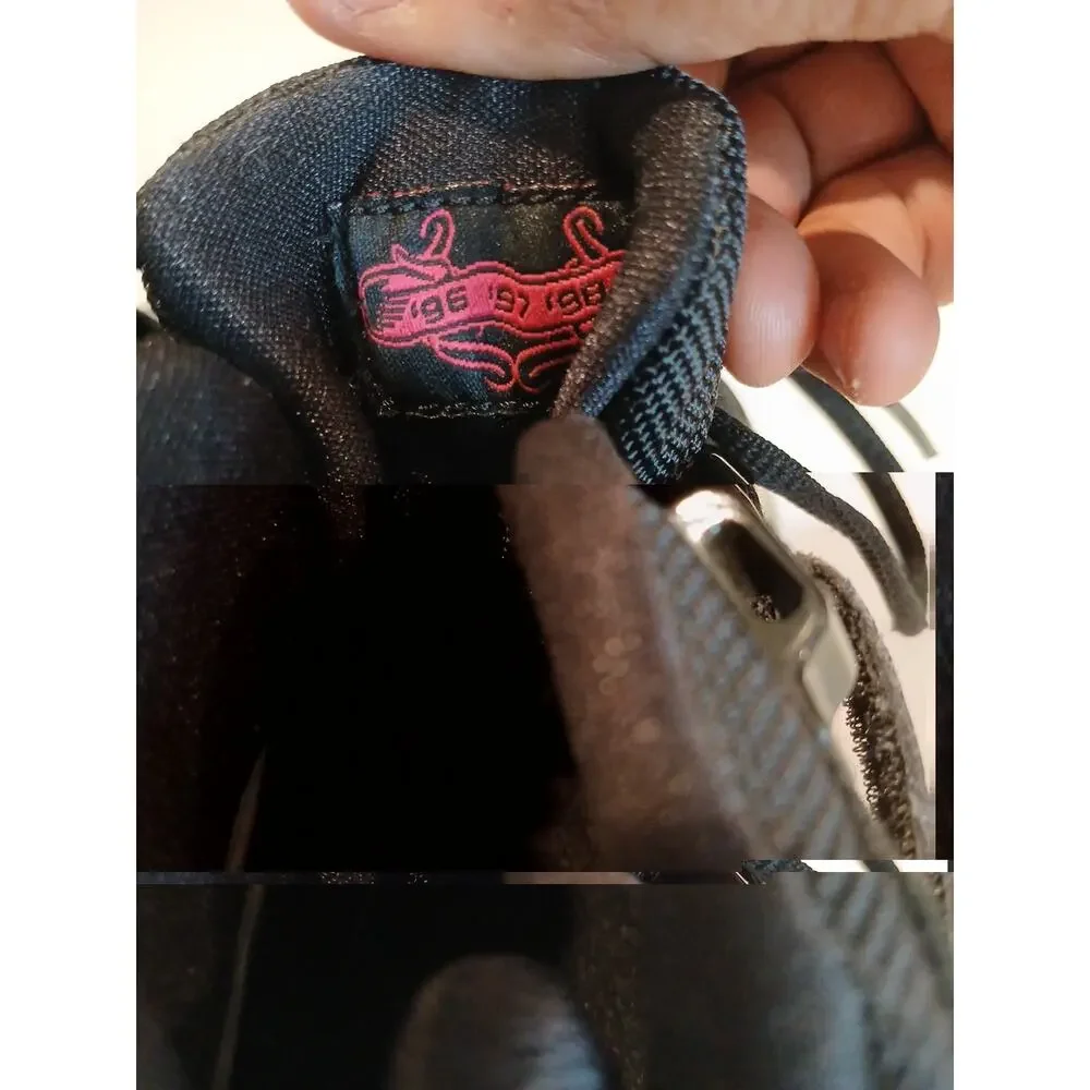 Air Jordan 6 Rings Black Mens Size 4.5 Y Sneaker 322992-062 Black Pink White